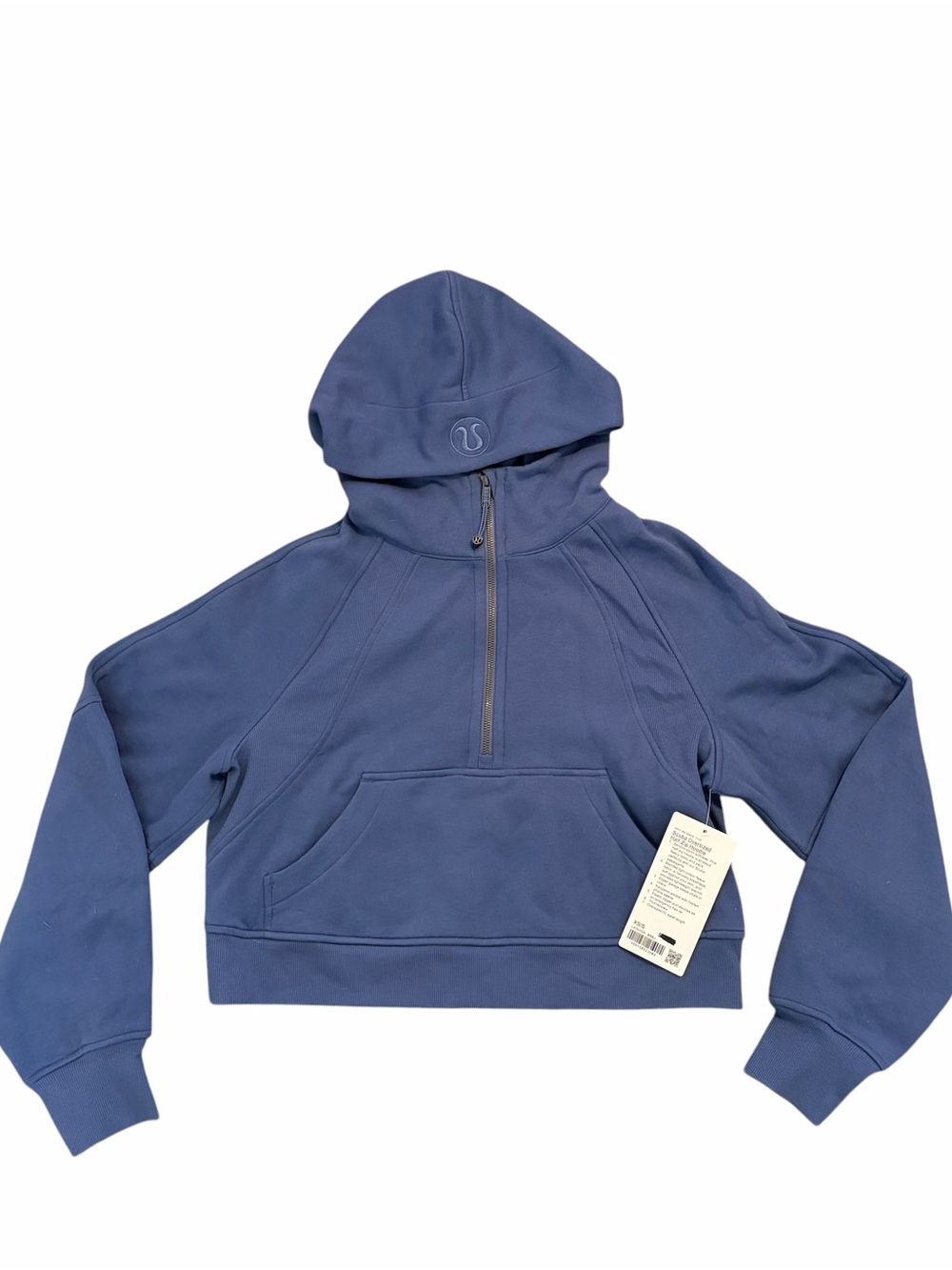 Lululemon Scuba Oversized Half Zip Hoodie Blue XS/S